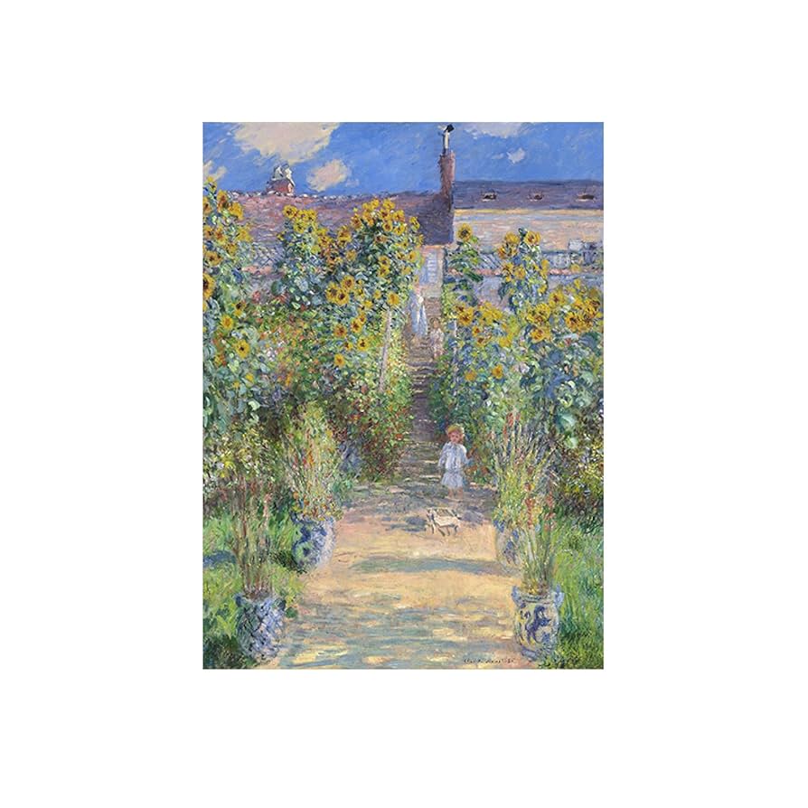 キャンバス プリントアート クロード・モネ ひまわり 額付き 絵画 インテリア キャンバス プリントアート クロード・モネ ひまわり 額付き